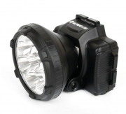Фонарь налобный аккумуляторный LED 5362 (220В 7LED 2 режима; черн.) Ultraflash 11256 11256