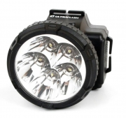 Фонарь налобный аккумуляторный LED 5365 (220В 5LED 2 режима; черн.) Ultraflash 11648 11648
