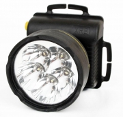 Фонарь налобный 909LED5 (5LED 1 режим; 3хR6 черн.) Ultraflash 11781 11781