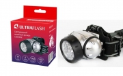 Фонарь налобный LED 5352 (14LED 4 режима; 3хR03 метал.) Ultraflash 10261 10261
