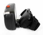 Фонарь налобный LED 5380 (3Вт COB LED 3 режима черн. пласт. пакет) Ultraflash 12870 12870