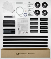 Муфта кабельная концевая наружной установки 1кВ КНТпН 4х(150-240мм) с болтовыми наконечниками Нева-Транс Комплект 22020098 22020098