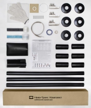 Муфта кабельная концевая наружной установки 10кВ КНТпН 3х(150-240мм) с болтовыми наконечниками Нева-Транс Комплект 22020122 22020122