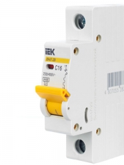 Выключатель автоматический модульный 1п C 16А 4.5кА ВА47-29 ИЭК MVA20-1-016-C MVA20-1-016-C