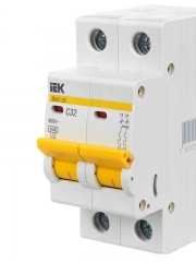 Выключатель автоматический модульный 2п C 32А 4.5кА ВА47-29 ИЭК MVA20-2-032-C MVA20-2-032-C