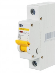Выключатель автоматический модульный 1п C 63А 4.5кА ВА47-29 ИЭК MVA20-1-063-C MVA20-1-063-C