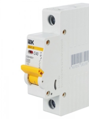 Выключатель автоматический модульный 1п C 40А 4.5кА ВА47-29 ИЭК MVA20-1-040-C MVA20-1-040-C