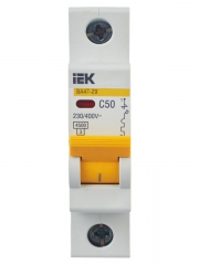 Выключатель автоматический модульный 1п C 50А 4.5кА ВА47-29 ИЭК MVA20-1-050-C MVA20-1-050-C