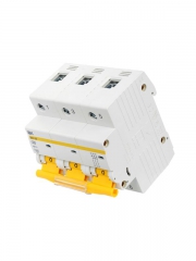 Выключатель автоматический модульный 3п C 80А 10кА ВА47-100 ИЭК MVA40-3-080-C MVA40-3-080-C