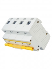 Выключатель автоматический модульный 4п C 100А 10кА ВА47-100 ИЭК MVA40-4-100-C MVA40-4-100-C