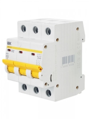 Выключатель автоматический модульный 3п D 32А 4.5кА ВА47-29 ИЭК MVA20-3-032-D MVA20-3-032-D