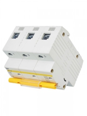 Выключатель автоматический модульный 3п D 80А 10кА ВА47-100 ИЭК MVA40-3-080-D MVA40-3-080-D