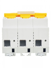 Выключатель автоматический модульный 3п D 80А 10кА ВА47-100 ИЭК MVA40-3-080-D MVA40-3-080-D