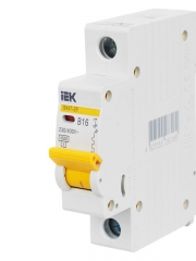 Выключатель автоматический модульный 1п B 16А 4.5кА ВА47-29 ИЭК MVA20-1-016-B MVA20-1-016-B