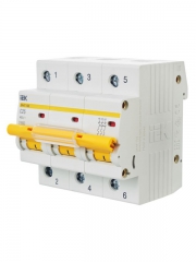 Выключатель автоматический модульный 3п C 25А 10кА ВА47-100 ИЭК MVA40-3-025-C MVA40-3-025-C