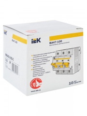 Выключатель автоматический модульный 3п C 25А 10кА ВА47-100 ИЭК MVA40-3-025-C MVA40-3-025-C