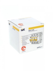 Выключатель автоматический модульный 3п C 63А 10кА ВА47-100 ИЭК MVA40-3-063-C MVA40-3-063-C