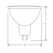 Лампа светодиодная 94 263 NLL-MR16-5-230-3K-GU5.3 5Вт 3000К тепл. бел. GU5.3 360лм 170-260В Navigator 94263 94263