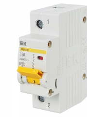 Выключатель автоматический модульный 1п C 80А 10кА ВА47-100 ИЭК MVA40-1-080-C MVA40-1-080-C