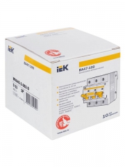 Выключатель автоматический модульный 3п D 63А 10кА ВА47-100 ИЭК MVA40-3-063-D MVA40-3-063-D