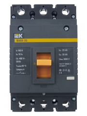 Выключатель автоматический 3п 160А 35кА ВА 88-35 ИЭК SVA30-3-0160 SVA30-3-0160