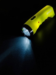 Фонарь аккумуляторный ручной AccuF2-L04-gn 4LED 2 режима: 100проц./25проц. аккум. 0.4А.ч выдвижная вилка индикатор зарядки зел. ФАZА 2857859 13.03.2026