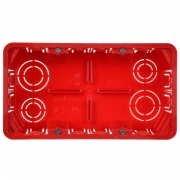 Коробка распаячная ОП 172х96х45 КМ41026 для полых стен (с саморезами пластиковые лапки с крышкой) ИЭК UKG11-172-096-045-P UKG11-172-096-045-P