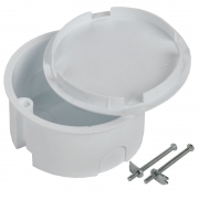 Коробка распаячная СП 80х40 КМ41024 для полых стен (метал. лапки. с крышкой) ИЭК UKG01-080-040-000-M UKG01-080-040-000-M