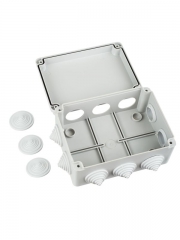 Коробка распаячная ОП 150х110х70 IP55 KM41242 (10 каб.ввод.) ИЭК UKO10-150-110-070-K41-55 UKO10-150-110-070-K41-55