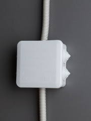 Коробка распаячная ОП 100х100х50 IP44 КМ41255 ИЭК UKOZ11-100-100-050-K41-44 UKOZ11-100-100-050-K41-44