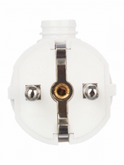 Вилка угловая ВПу11-01-Ст разборная с заземл. 16А бел. ИЭК EVP11-16-01-K01 EVP11-16-01-K01