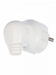 Вилка угловая ВПу11-01-Ст разборная с заземл. 16А бел. ИЭК EVP11-16-01-K01 EVP11-16-01-K01