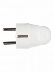 Вилка угловая ВПу11-01-Ст разборная с заземл. 16А бел. ИЭК EVP11-16-01-K01 EVP11-16-01-K01