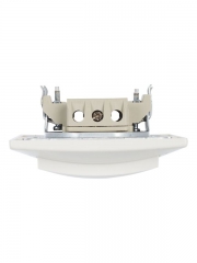 Выключатель 1-кл. СП КВАРТА с инд. 10А IP20 ВС10-1-1-КБ бел. ИЭК EVK11-K01-10-DM EVK11-K01-10-DM