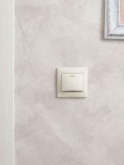 Выключатель 1-кл. СП КВАРТА с инд. 10А IP20 ВС10-1-1-ККм крем. ИЭК EVK11-K33-10-DM EVK11-K33-10-DM