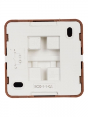 Выключатель 1-кл. ОП ОКТАВА 10А IP20 с инд. дуб.ИЭК EVO11-K04-10-DC EVO11-K04-10-DC