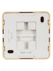 Выключатель 1-кл. ОП ОКТАВА 10А IP20 откр. уст. с индик. сосна ИЭК EVO11-K03-10-DC EVO11-K03-10-DC