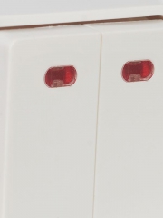 Выключатель 2-кл. ОП ОКТАВА с инд. 10А IP20 ВС20-2-1-ОБ бел. ИЭК EVO21-K01-10-DC EVO21-K01-10-DC