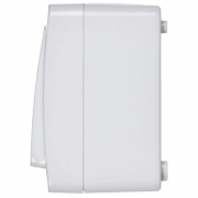 Выключатель 2-кл. ОП ГЕРМЕС PLUS 10А IP54 ВС20-2-0-ГПБ бел. ИЭК EVMP20-K01-10-54-EC EVMP20-K01-10-54-EC