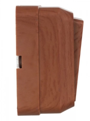 Выключатель 2-кл. ОП ОКТАВА 10А IP20 с индик. дуб ИЭК EVO21-K04-10-DC EVO21-K04-10-DC