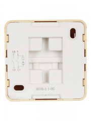 Выключатель 2-кл. ОП ОКТАВА 10А IP20 откр. уст. с индик. сосна ИЭК EVO21-K03-10-DC EVO21-K03-10-DC