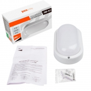 Светильник LED PBH-PC2-OA 8Вт 4000К IP65 (аналог НПП) бел. овал. JazzWay 4690601035653 4690601035653