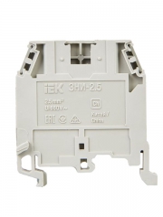 Зажим наборный ЗНИ-2.5кв.мм (JXB24А) сер. IEK YZN10-002-K03 YZN10-002-K03