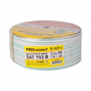 Кабель SAT 703B Cu/Al/Cu бухта (м) PROCONNECT 01-2431-6 01-2431-6