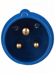 Вилка эл. каб. 16А 2P+PE 16А 220В IP44 ССИ-013 IEK PSR01-016-3 PSR01-016-3