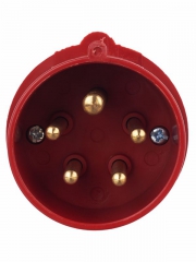 Вилка эл. каб. 16А 3P+PE+N 380В IP44 ССИ-015 IEK PSR02-016-5 PSR02-016-5