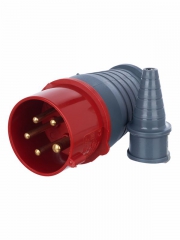 Вилка эл. каб. 16А 3P+PE+N 380В IP44 ССИ-015 IEK PSR02-016-5 PSR02-016-5