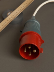 Вилка эл. каб. 32А 3P+PE 380В IP44 ССИ-024 IEK PSR02-032-4 PSR02-032-4