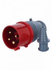 Вилка эл. каб. 16А 3P+PE 380В IP44 ССИ-014 IEK PSR02-016-4 PSR02-016-4