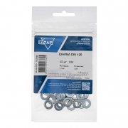 Шайба плоская М6 цинк. DIN 125 (уп.40шт) пакет Tech-Krep 103044 103044